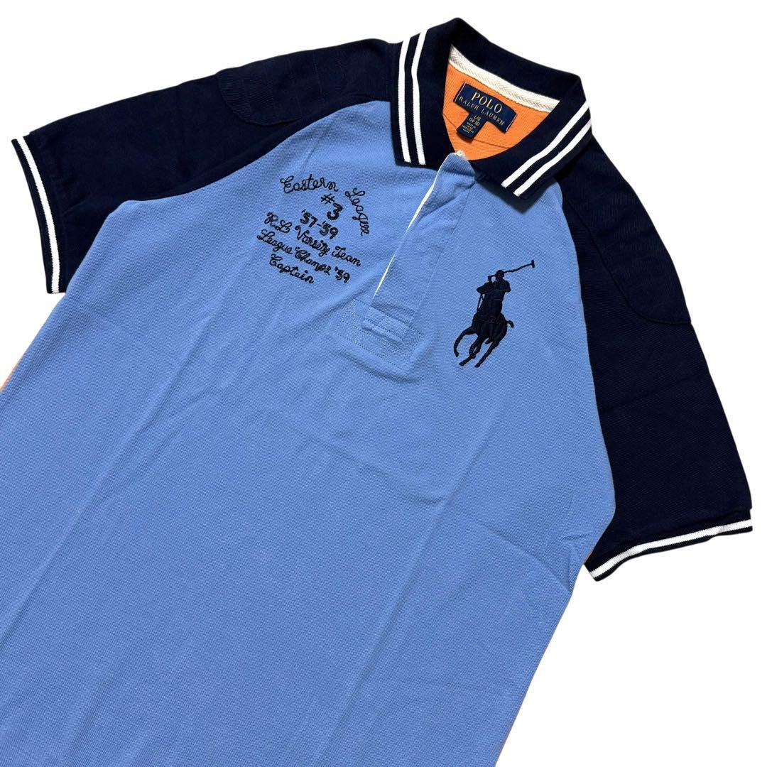 Polo Ralph Lauren ポニー ロゴ 刺繍 半袖 ポロシャツ L - メルカリ