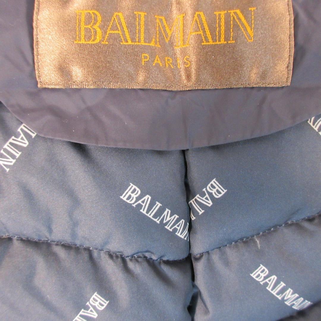 ✨ブルーフォックスファー付✨BALMAIN ダウンコート 2Way Mサイズ ✨ブルーフォックスファー付✨BALMAIN ダウンコート 2Way Mサイズ
