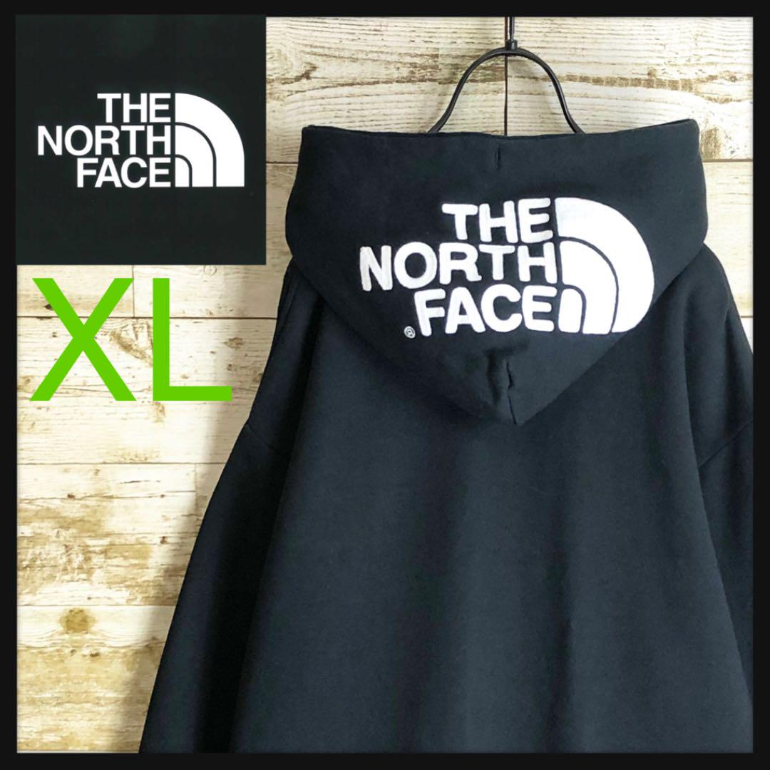 NORTH FACE ノースフェイス リアビュー パーカー  肉厚 大きめ 刺繍
