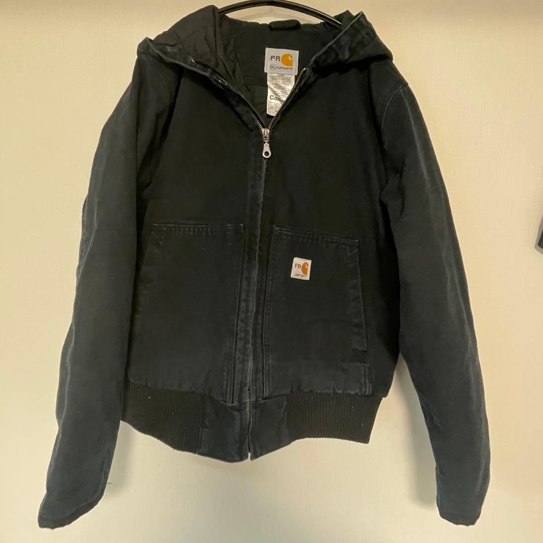 Carhartt フード付きアクティブジャケット XL ブラックXL(LL)・Carhartt