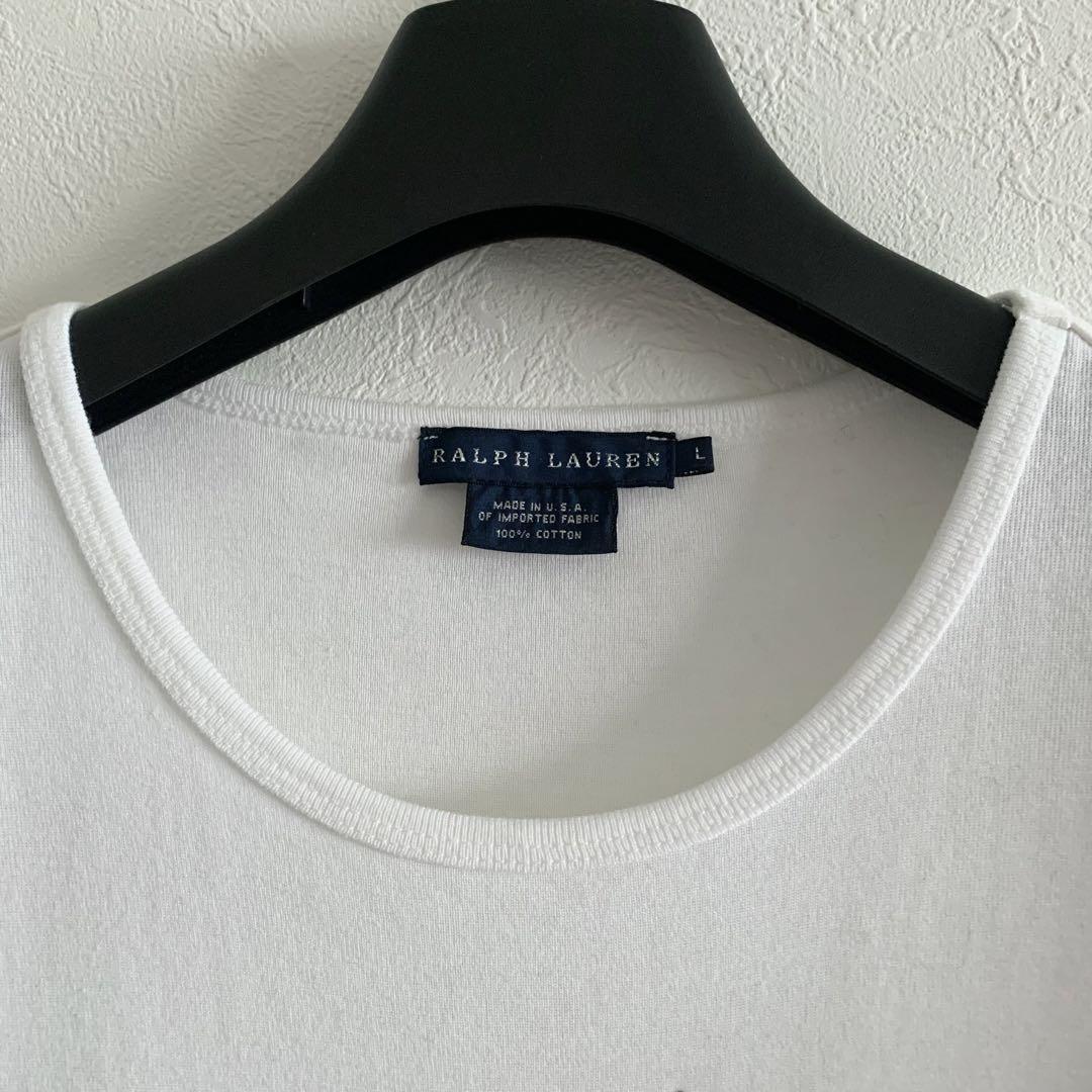 レア美品【ラルフローレン】US OPEN Tシャツ　白