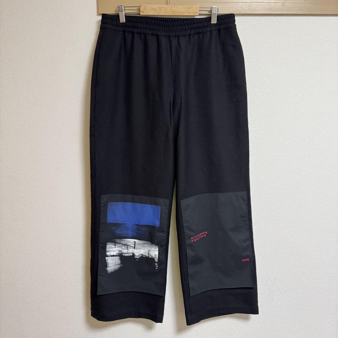 ALMOSTBLACK 20AW Wool wide easy pants