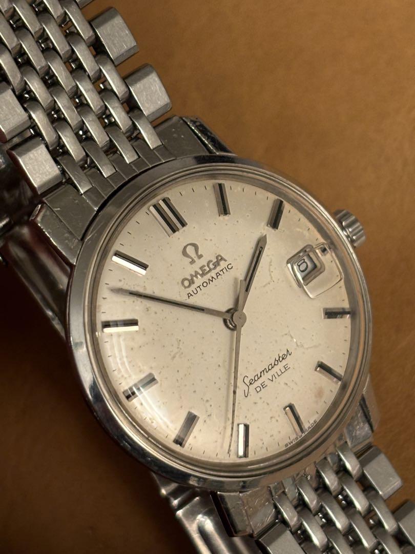 オメガシーマスターOMEGA seamaster DEVILLE可動純正ブレス
