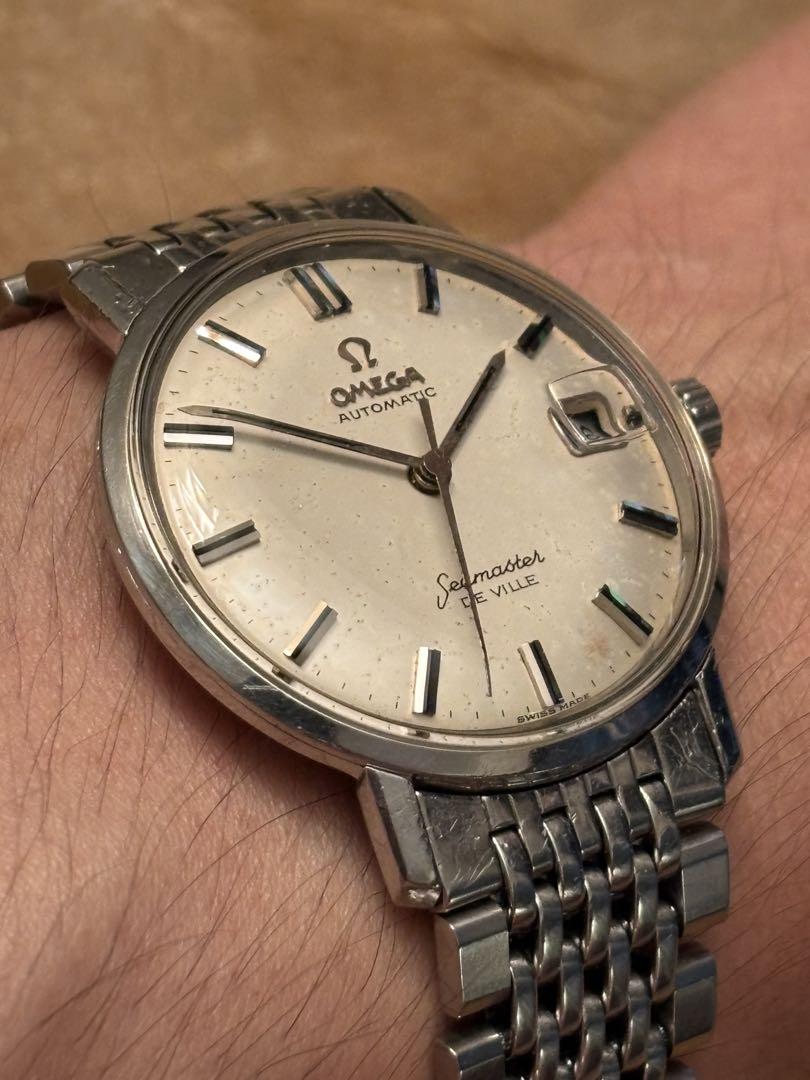 オメガシーマスターOMEGA seamaster DEVILLE可動純正ブレス
