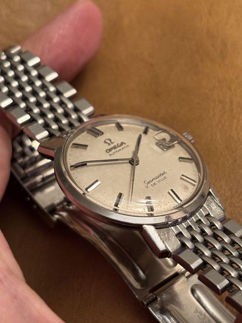 オメガシーマスターOMEGA seamaster DEVILLE可動純正ブレス