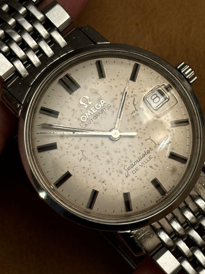 オメガシーマスターOMEGA seamaster DEVILLE可動純正ブレス