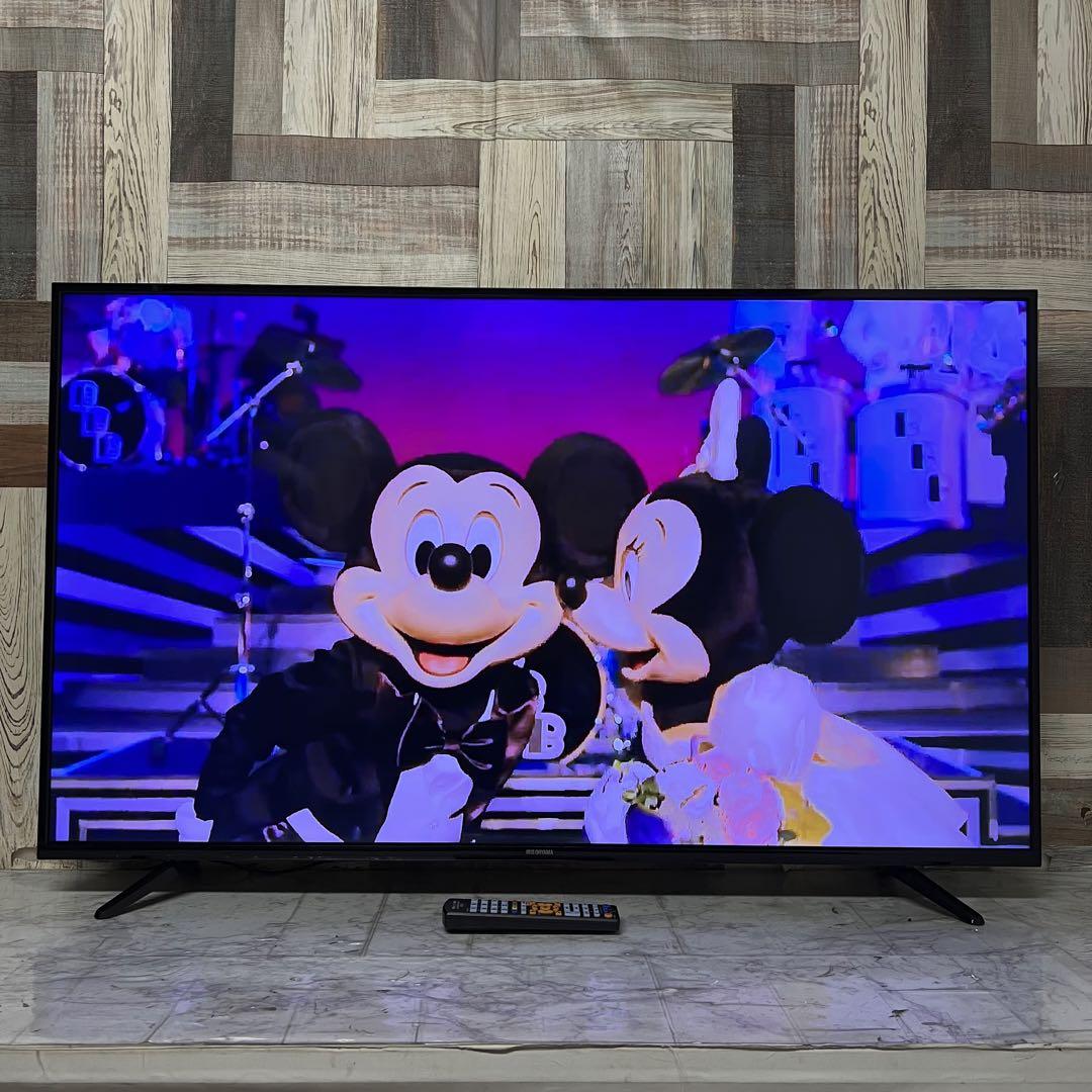即日受渡❣️全国送料込4年前購入アイリスオーヤマ50型4K裏録画対応新品リモ付