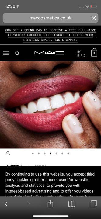 MAC2019Signature stars lipstick kit限定値下げ