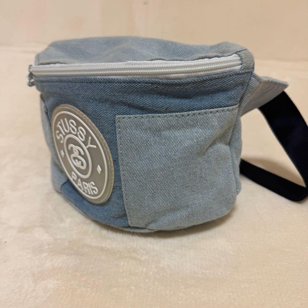Stussy CHANELロゴ デニム ボディーバッグ ウイストポーチSTUSSY