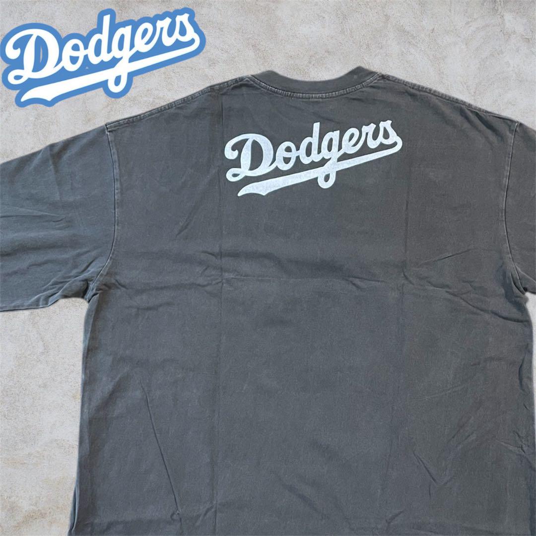 LA Dodgers グラフィック Tシャツ ヴィンテージ フェード加工