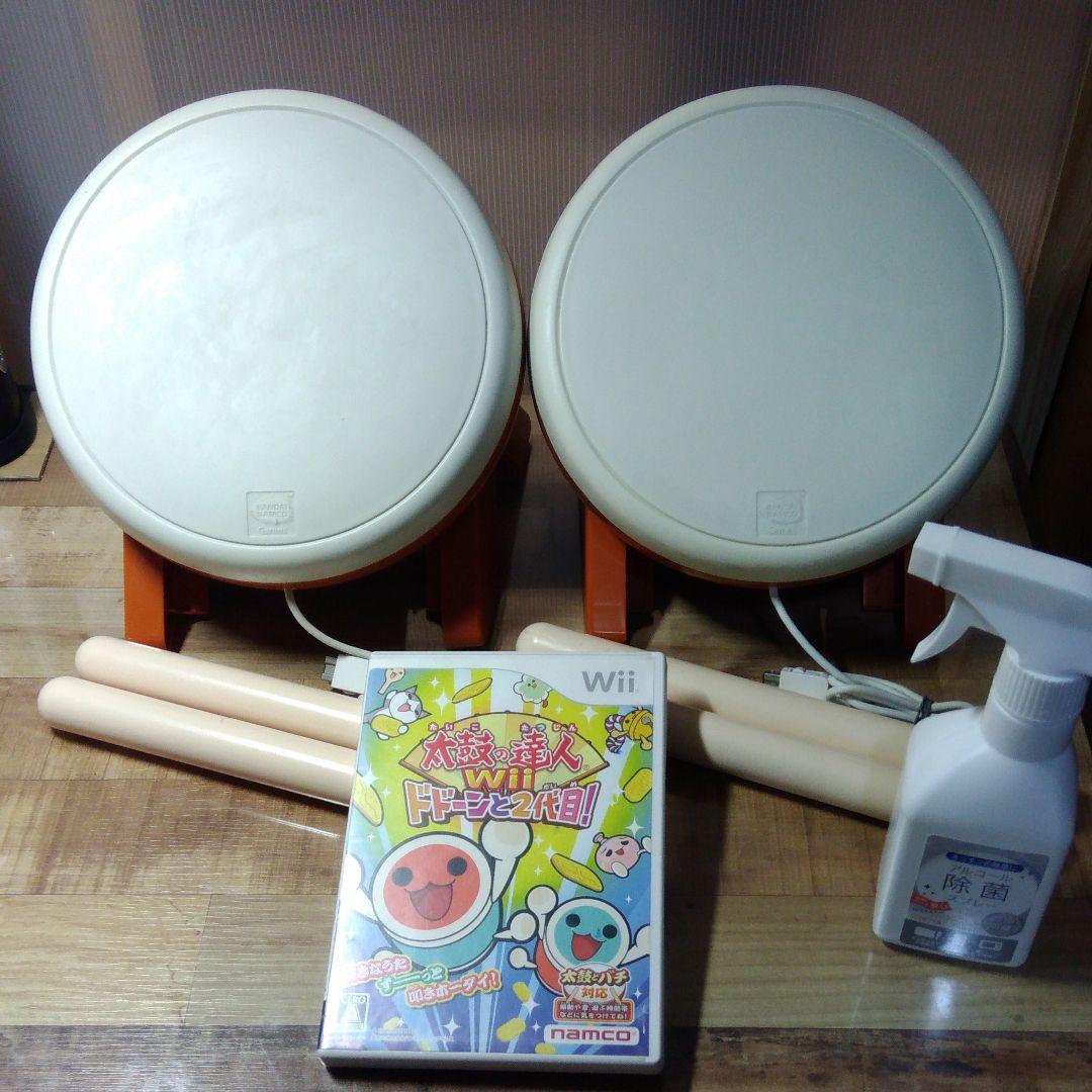 メルカリ 太鼓の達人wii タタコン ソフト セット バチ コントローラー たいこの達人 家庭用ゲームソフト 5 600 中古や未使用のフリマ
