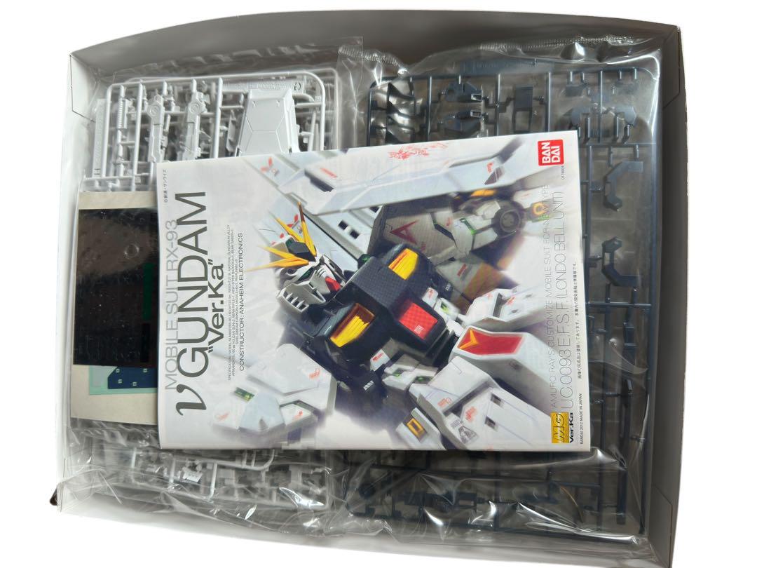 72新品MG ニューガンダム νガンダム　Ver.Ka