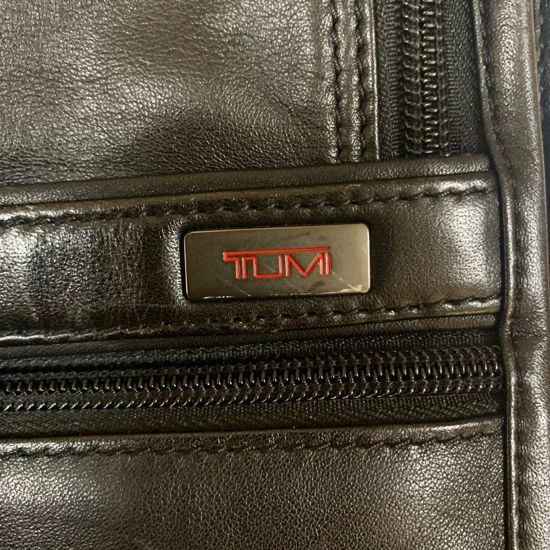TUMI　レザー　ビジネスバッグ