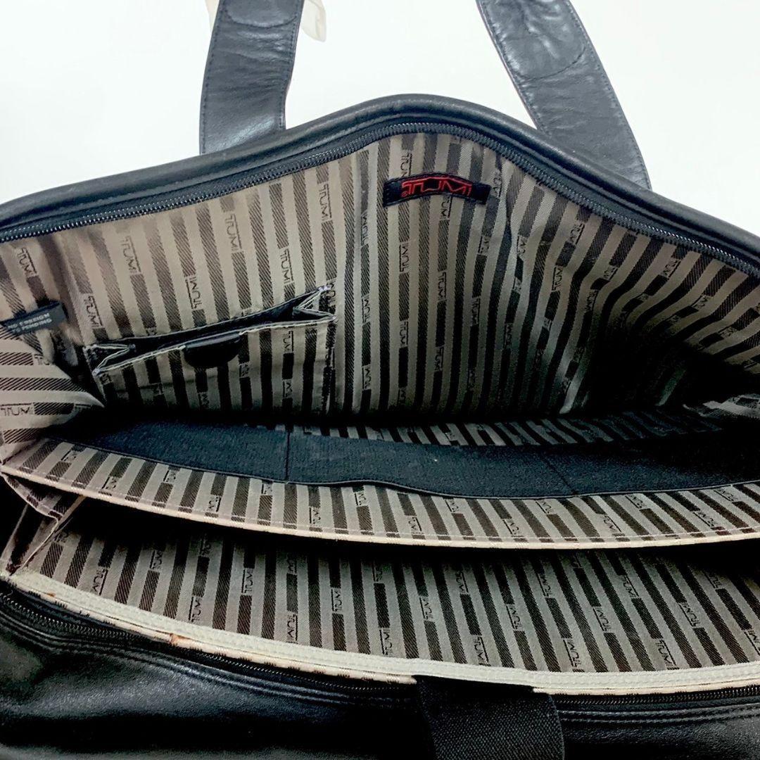 TUMI　レザー　ビジネスバッグ