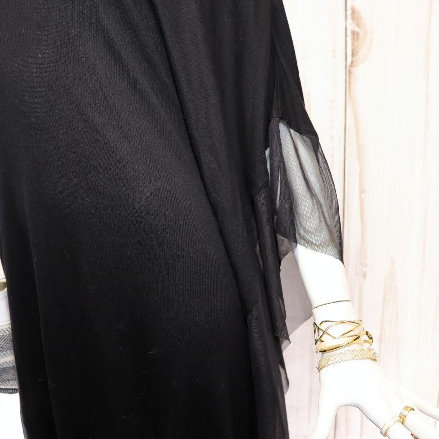 BCBG MAXAZRIA シアー裾イレヘムワンピース XS ブラック - メルカリ