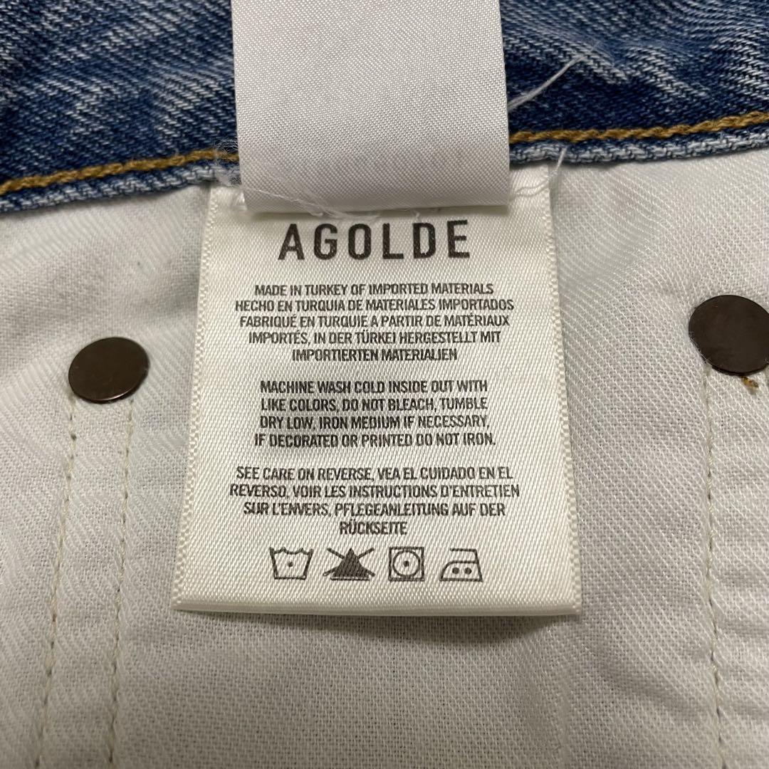 AGOLDE / RILEY25 デニムライトブルーストレートデニム AGOLDE / RILEY25 デニムライトブルーストレートデニム - メルカリ