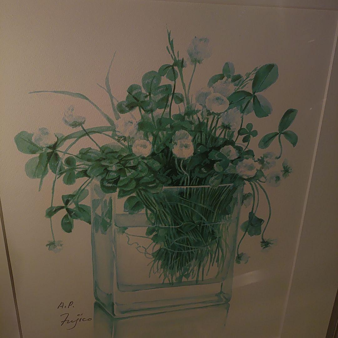 新発売の 橋本不二子 Fujiko 希少 絵画 油絵 水彩画 APエディション作品 絵画