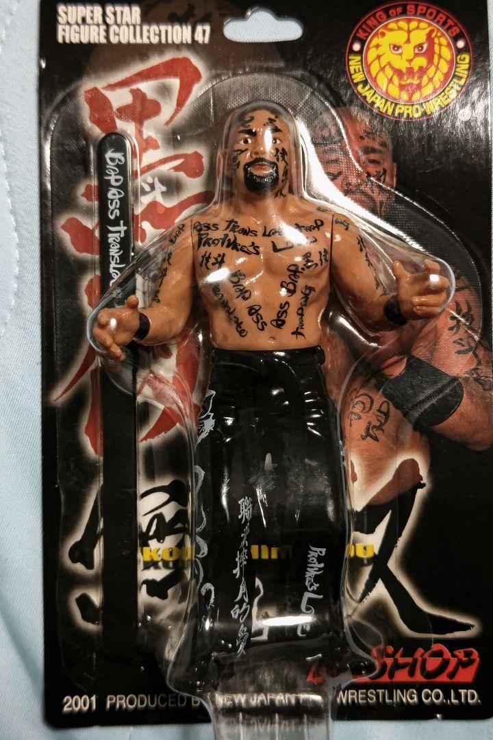 新日本プロレス　武藤敬司　黒使無双　ライオンフィギュア付き