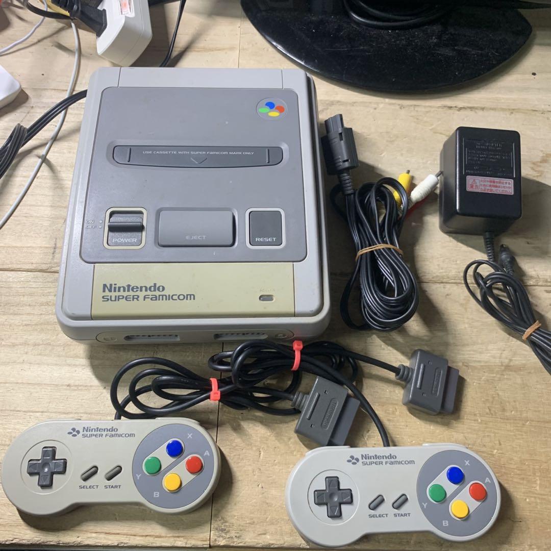 動作確認済み★ ニンテンドー　スーパーファミコン　本体 スーパーファミコン - 【動作確認済】スーパーファミコン本体の