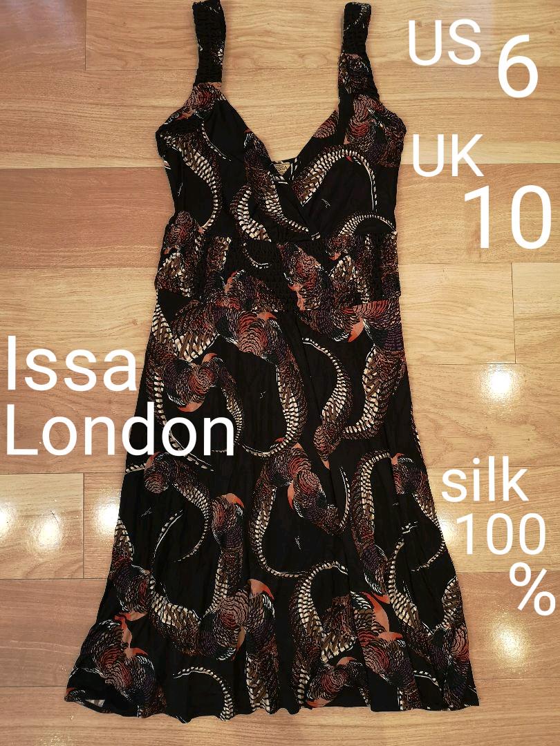 選ぶなら ISSA LONDONのゴージャスなシルクジャージワンピース キャミ ワンピース