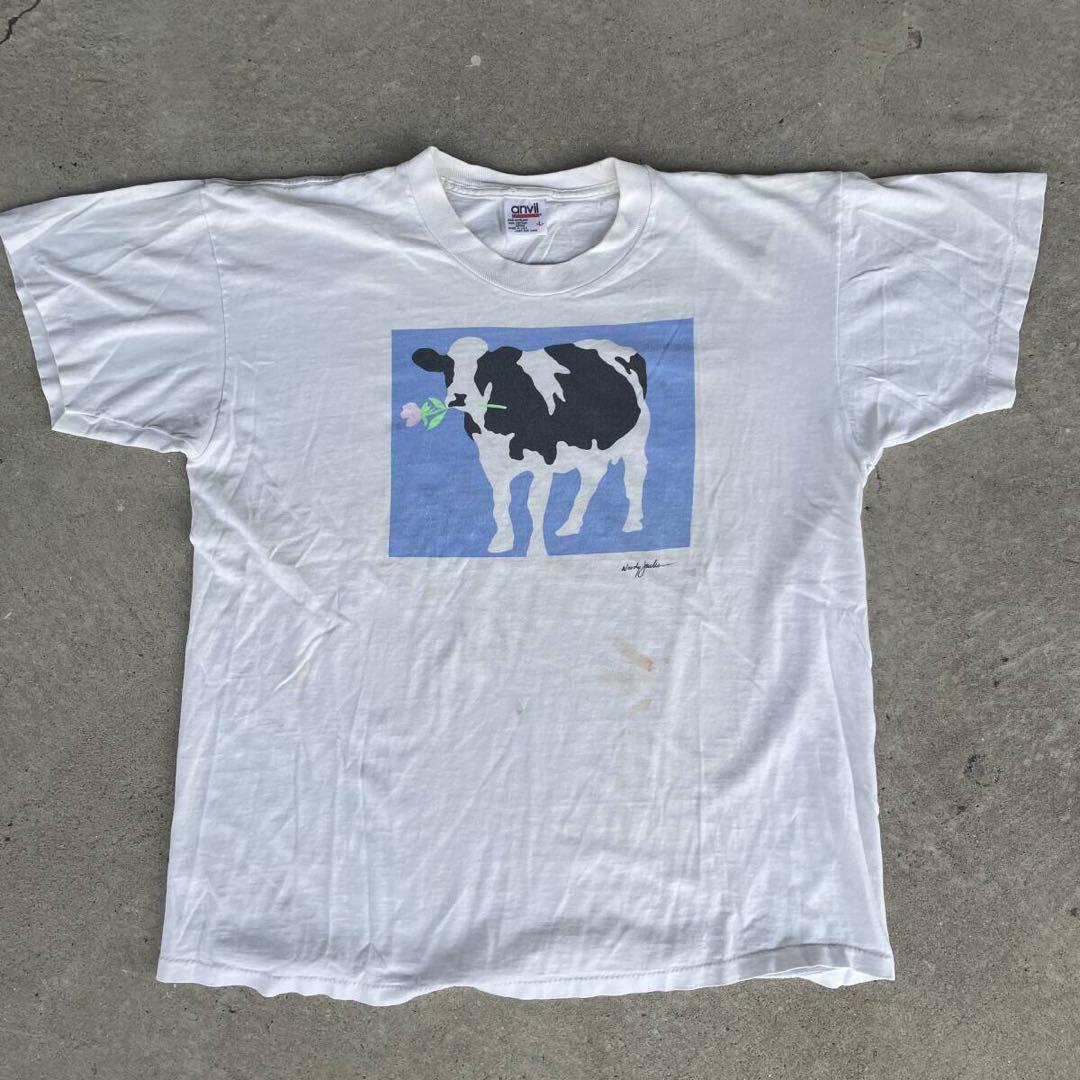 ビンテージ　USA製　90s　woody jackson アート　Tシャツ
