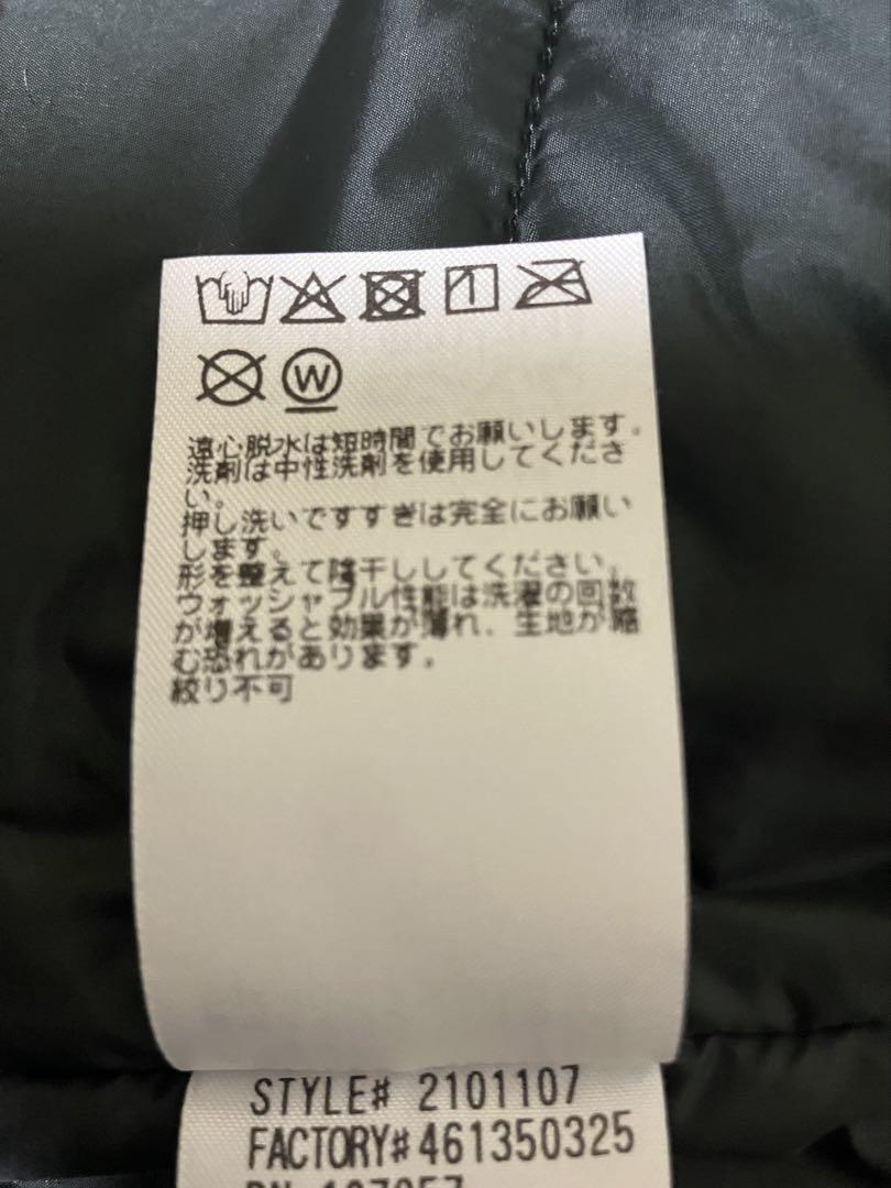 【ほぼ未使用】モンベル ウール トラベルコートMen's (S)ネイビー