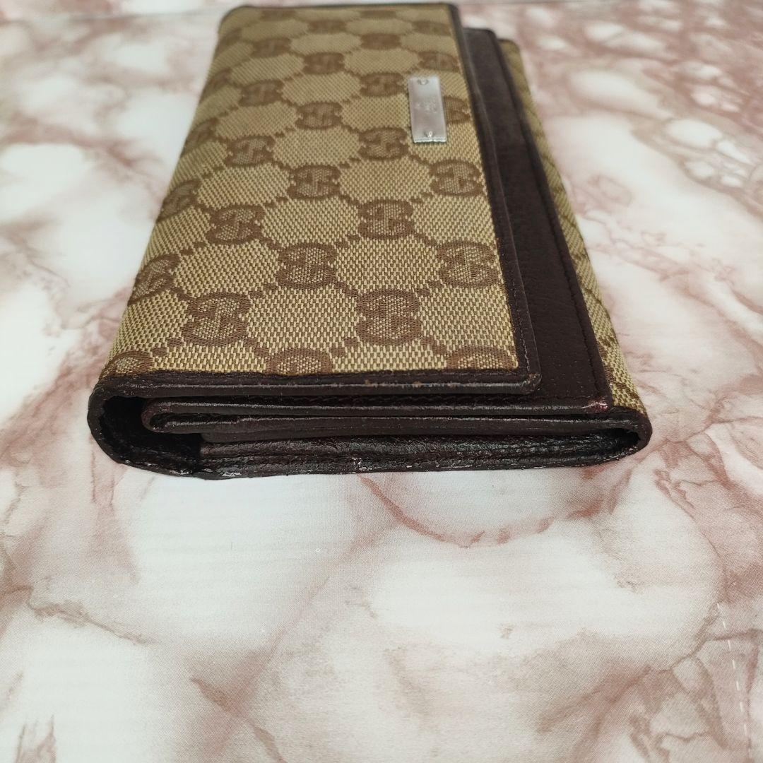 GUCCI グッチ GGキャンバス Wフラップ 長財布 934オ