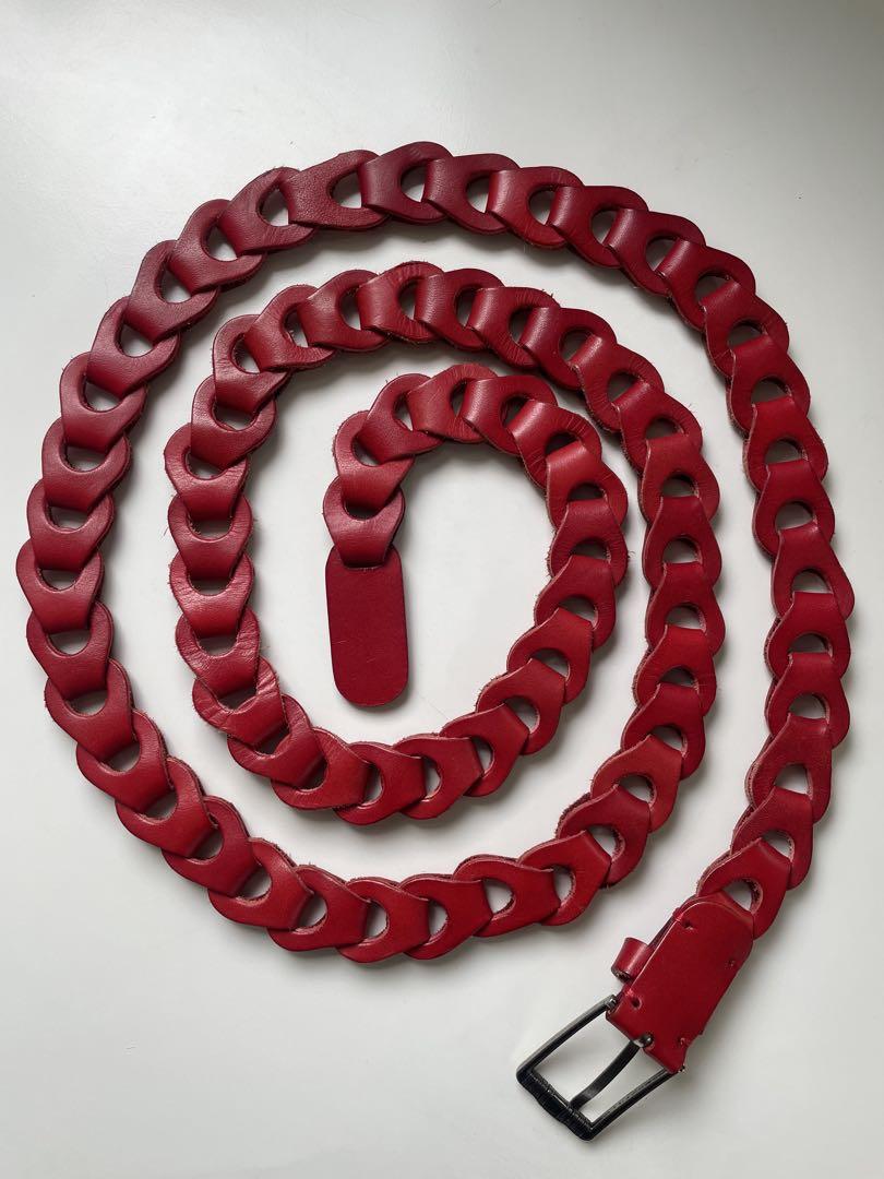 小物 Llife LEATHER CHAIN BELT SCARET