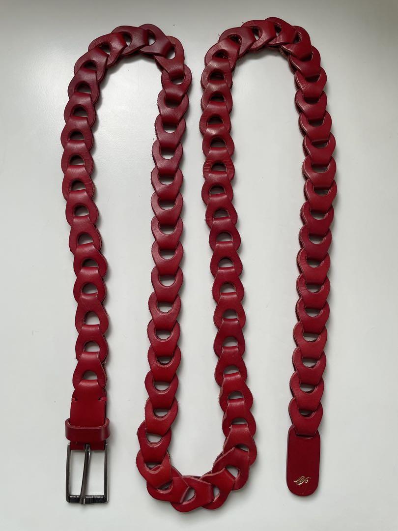 小物 Llife LEATHER CHAIN BELT SCARET