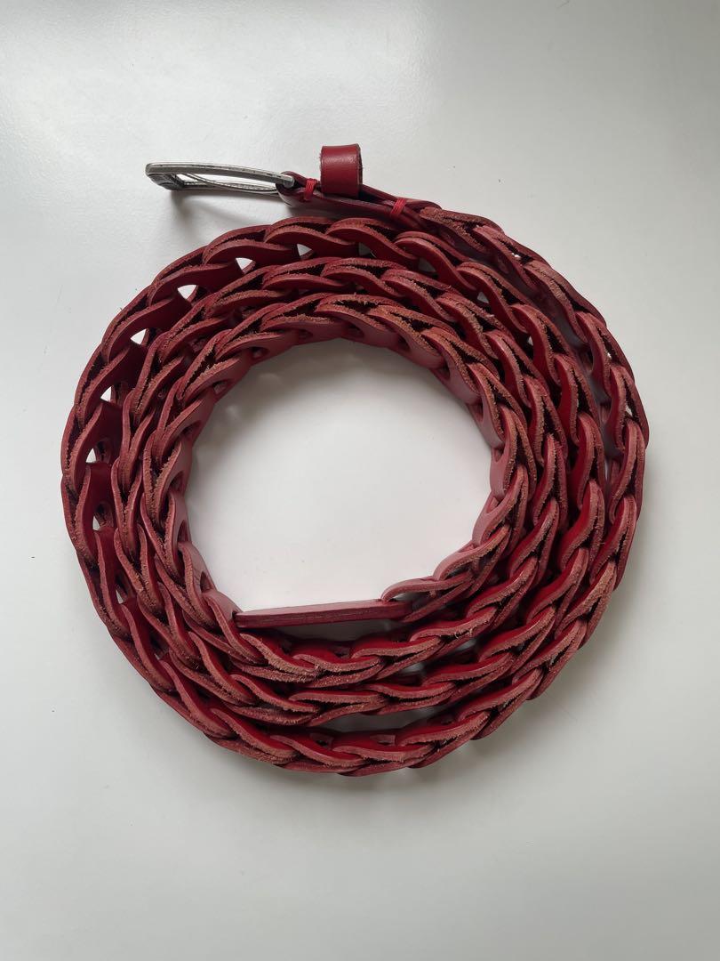 小物 Llife LEATHER CHAIN BELT SCARET