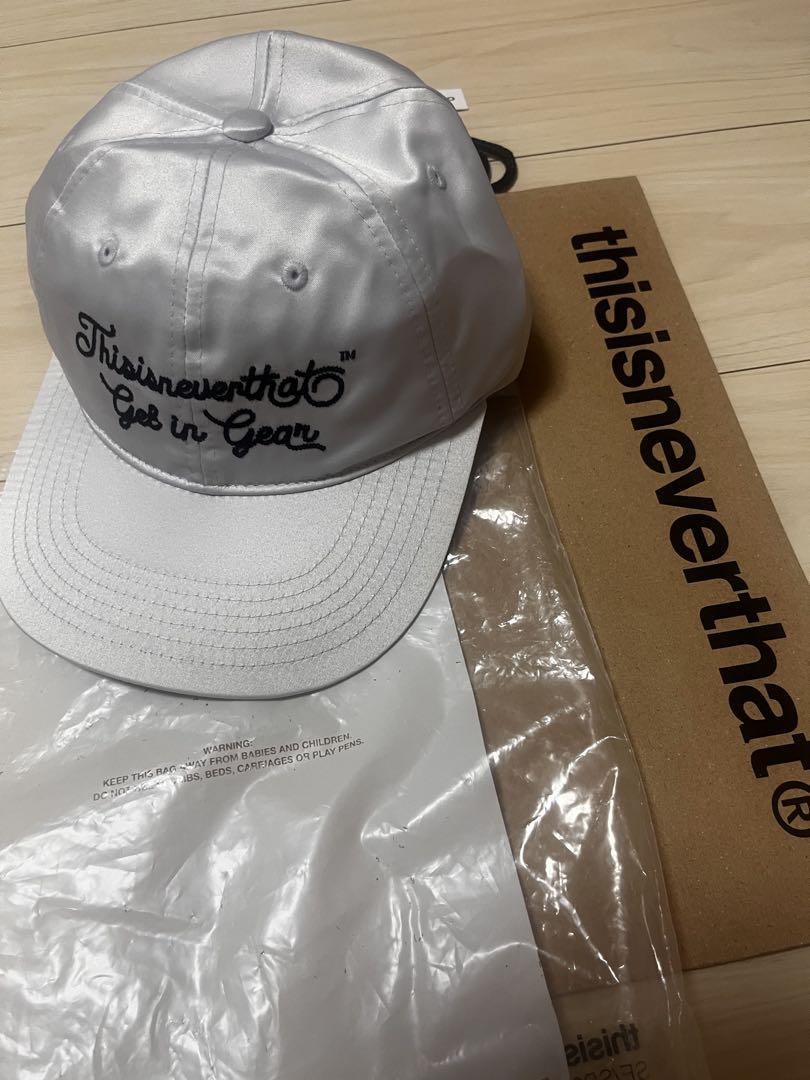 【新品未使用】韓国購入 thisisneverthat キャップ　ショッパー付