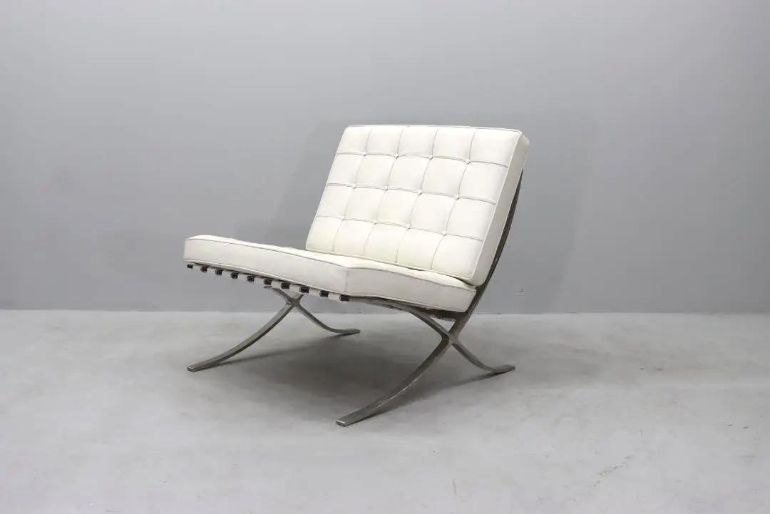 バルセロナチェア リプロダクト アイボリー knoll ノール ロビーチェア