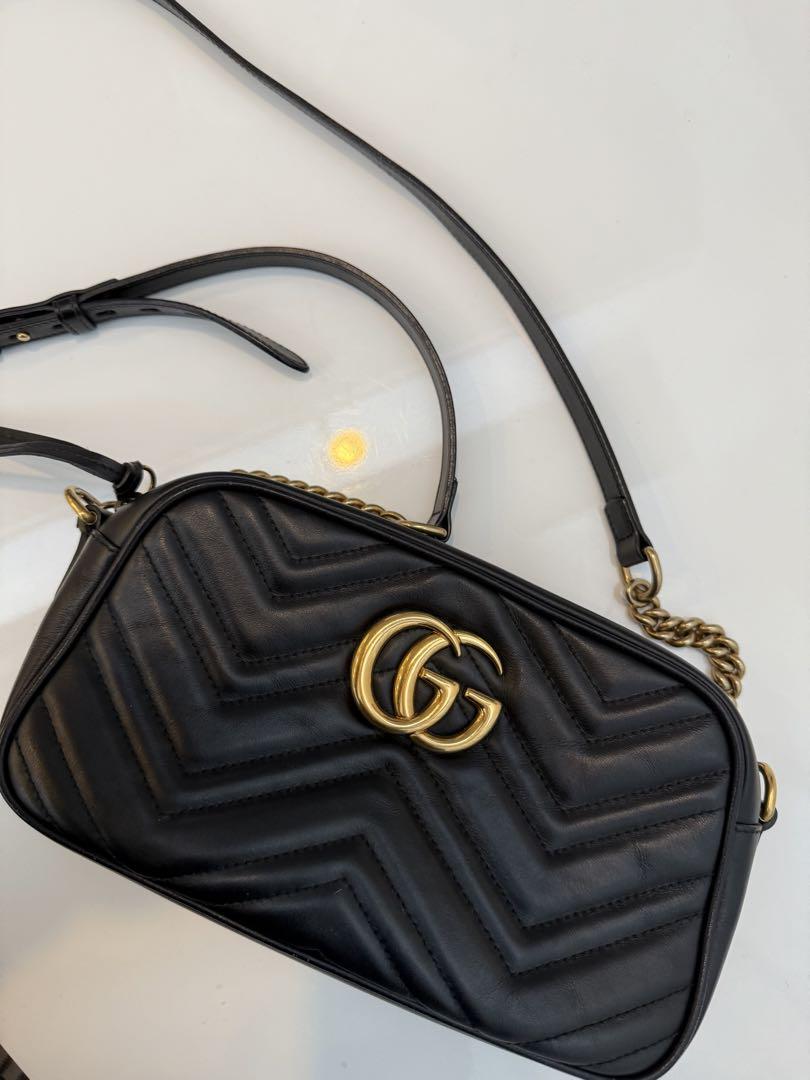 GUCCI GGマーモント スモール ショルダーバッグ グッチ