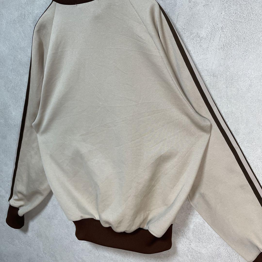 古着 80s アディダス デサント製 トラックジャケット ブラウン 古着 80s アディダス デサント製 トラックジャケット ブラウン