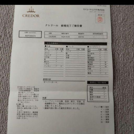 SEIKO　クレドール　腕時計　18金ベゼル　アナログ