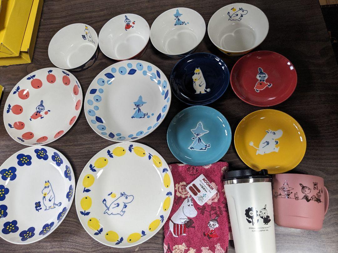 【新品】【お値下げ】ムーミン　お皿　コップ　タンブラー　タオル　まとめ売り