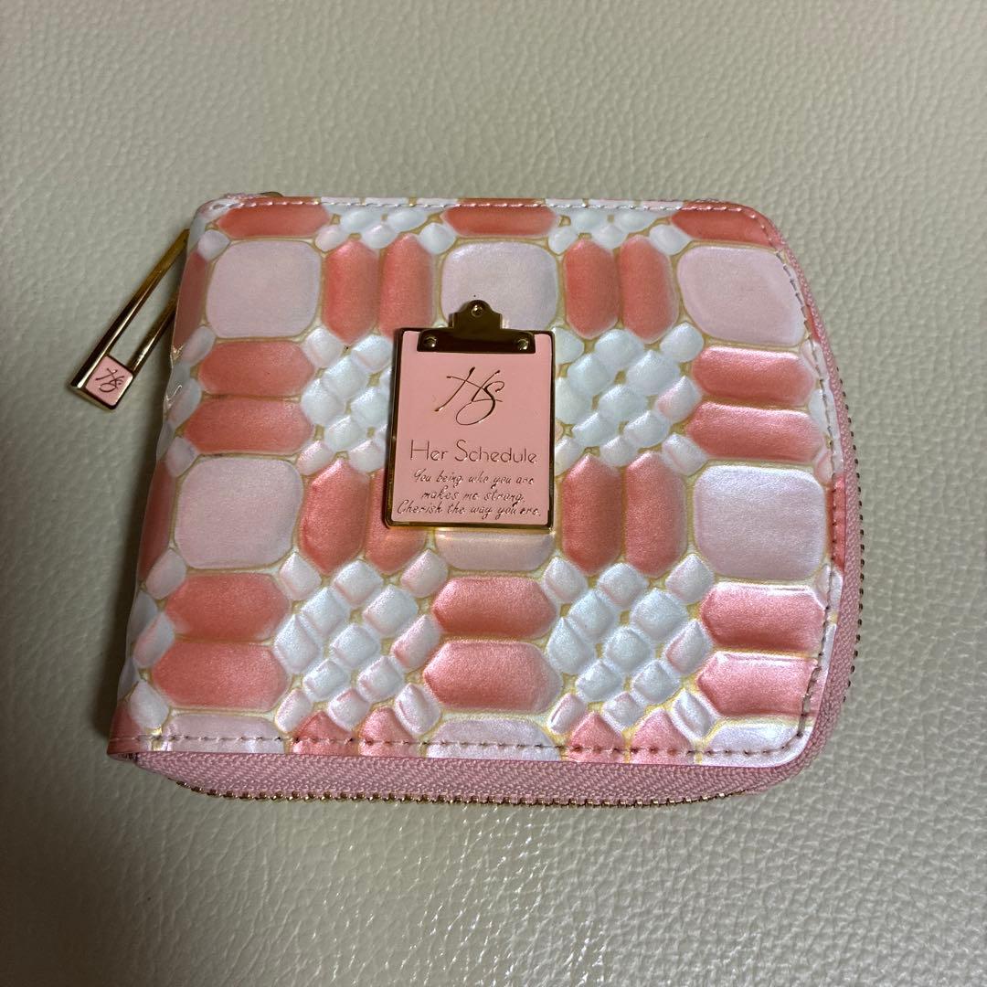 【HerSchedule】チェレットbillfold二つ折りウォレット