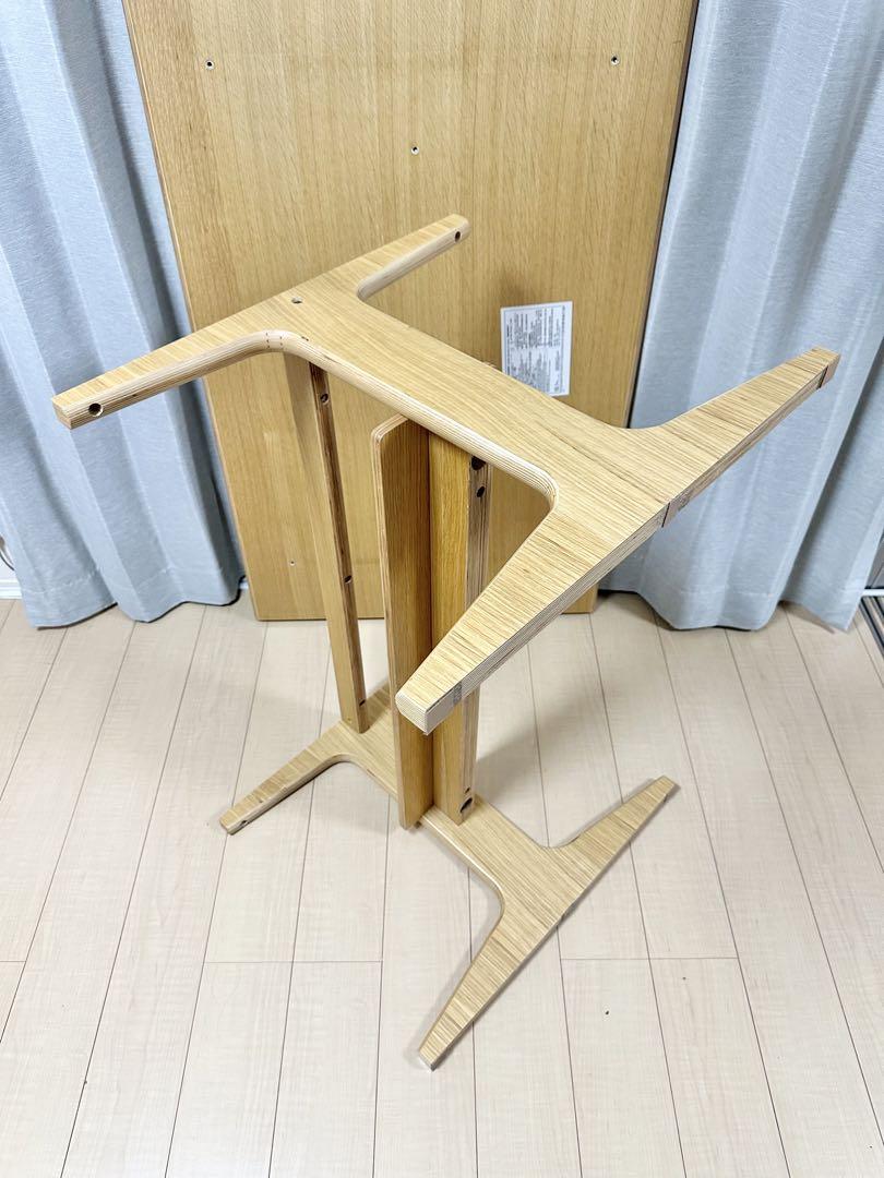 MUJI 無印良品 リビングでもダイニングでもつかえる テーブル 4 オーク材