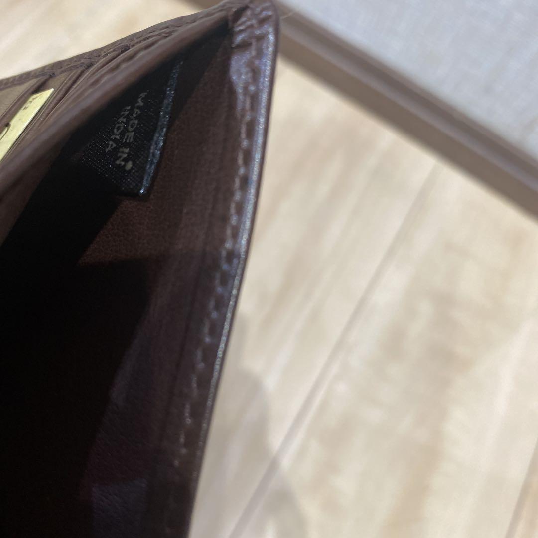 COACH ブラウン 二つ折り財布　メンズ