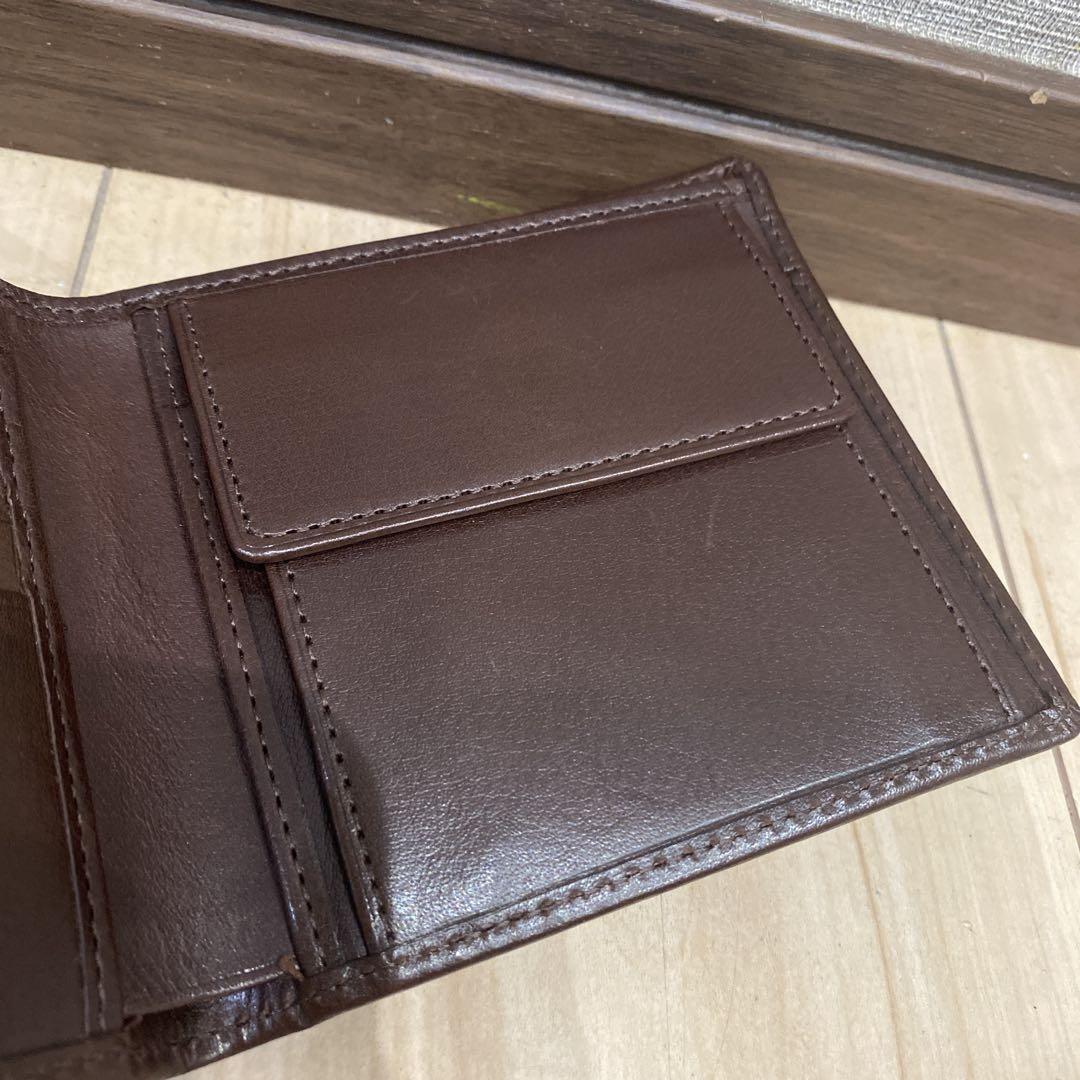 COACH ブラウン 二つ折り財布　メンズ