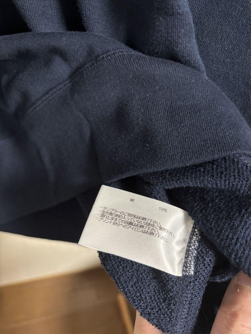 極美品✨BEAMS PLUS LOOPWHEELER 半袖スウェットネイビーXL