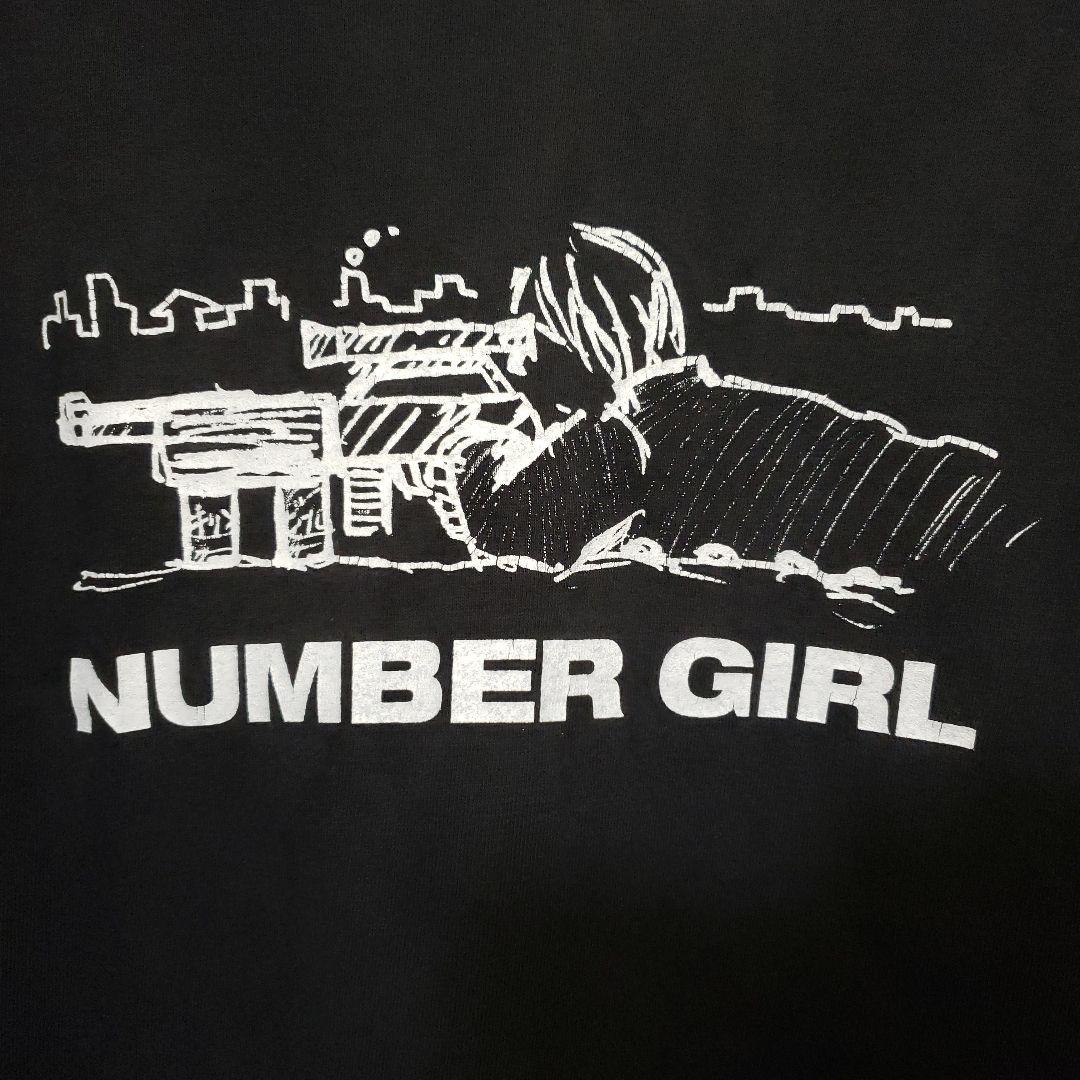 NUMBER GIRL Tシャツ 撃つ M バンド 半袖 夏 黒 ミュージシャン