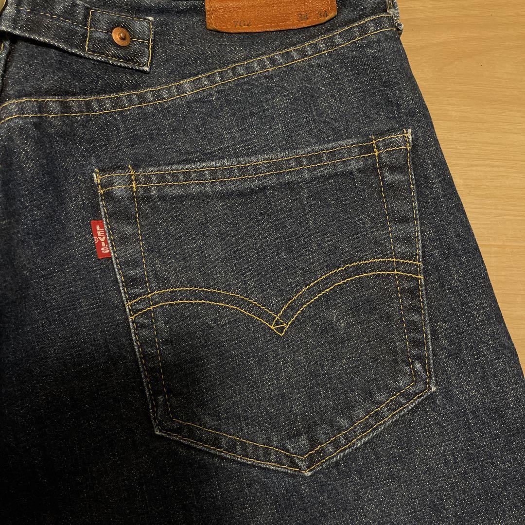 702xx w34　濃紺 美品 LEVI'S 濃紺 702 XX 濃紺 シンチバック W34 x L34 - メルカリ