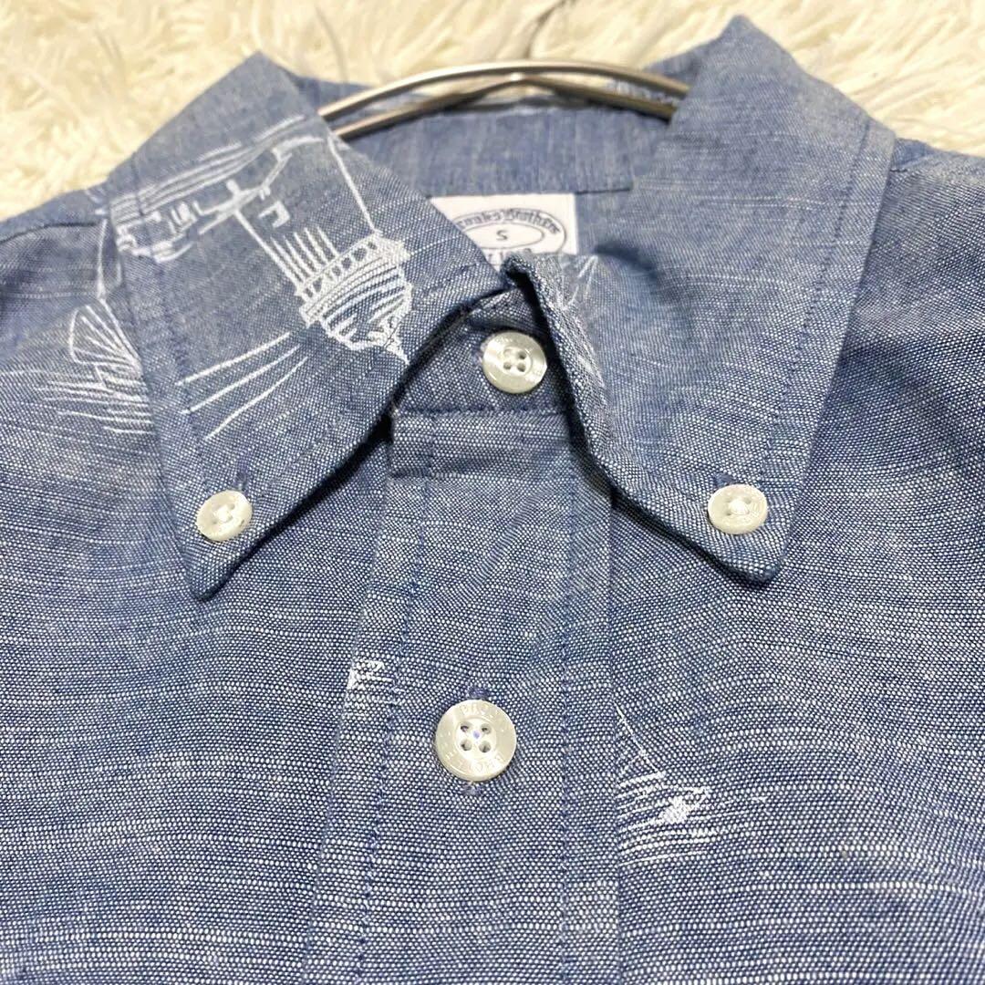 未使用級✨】ブルックスブラザーズ REGENT BDシャツ ヨット柄