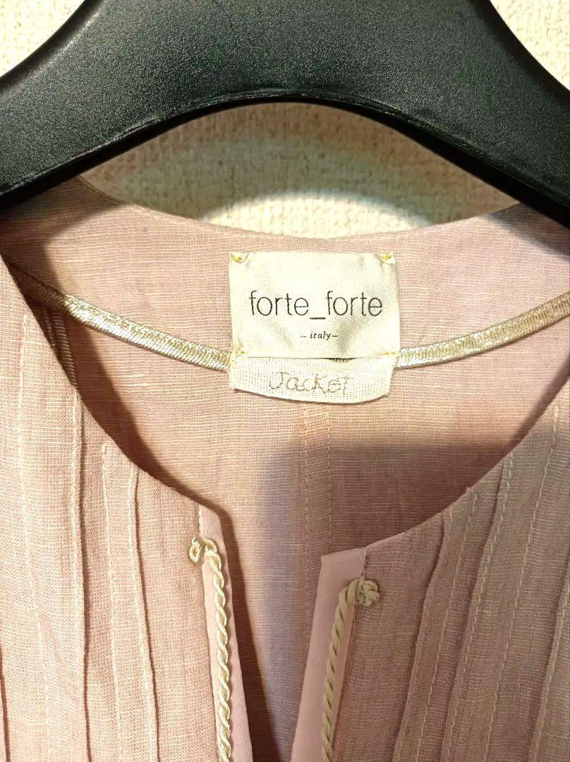 forteforte フォルテフォルテ ジャケット 未使用品 画像4