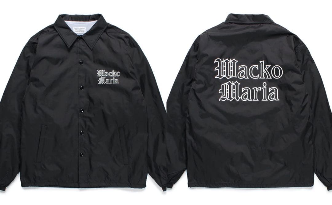 WACKO MARIA 24SS COACH JACKET ブラック M