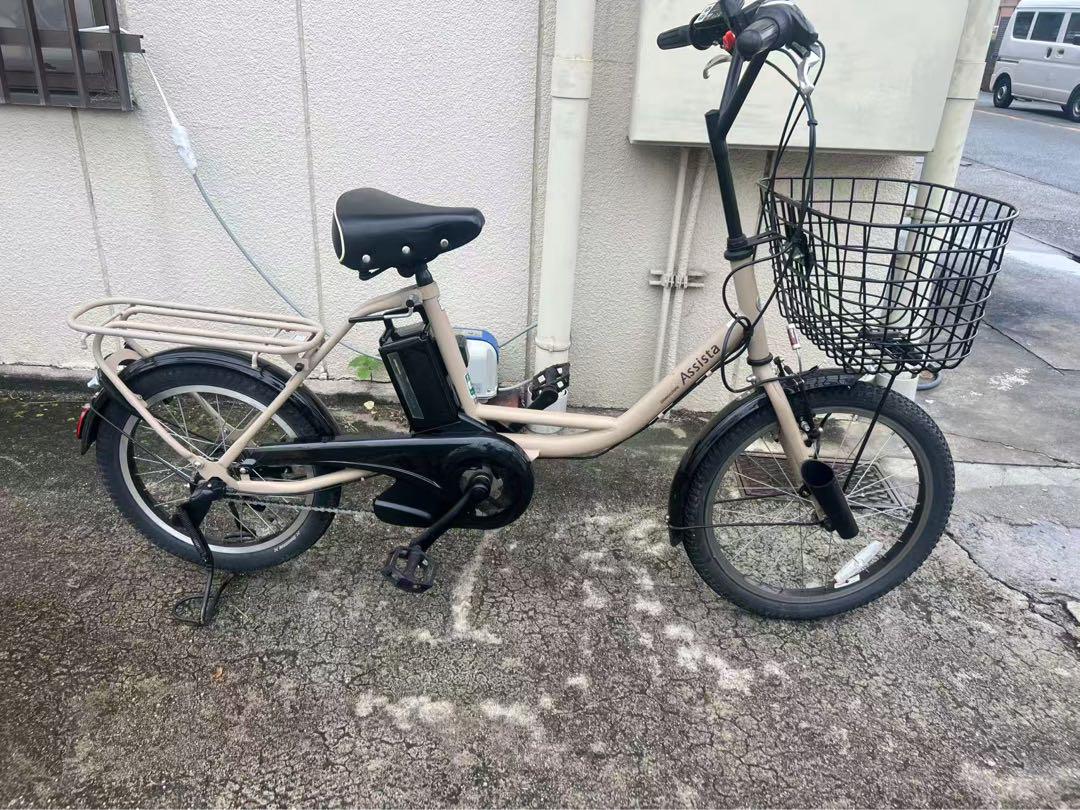 316ブリヂストン電動アシスト自転車　前20後18インチ
