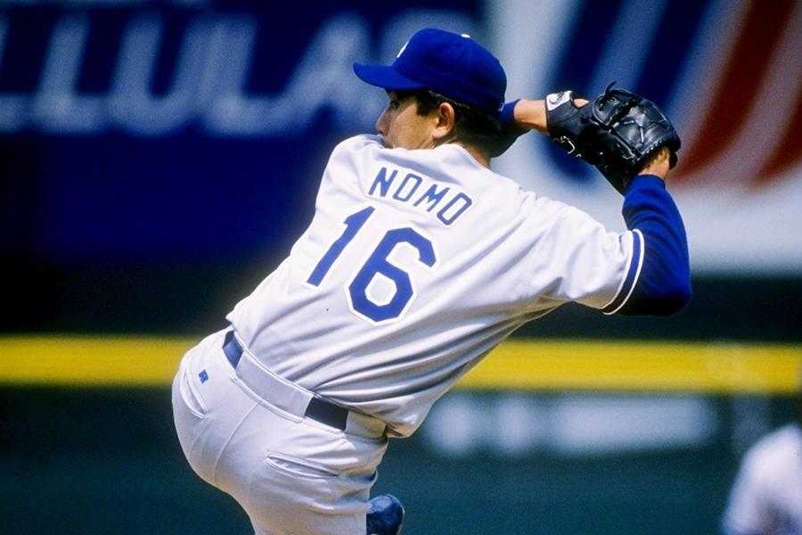 レア】ドジャース野茂英雄☆直筆サインボール☆レリックカード
