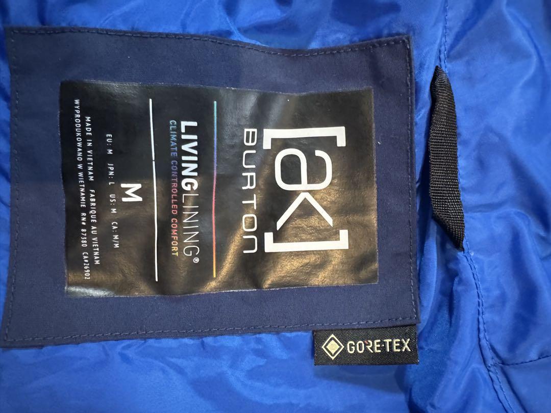 Burton [ak] GORE-TEX スノーボードウエア ネイビーブルーＭ