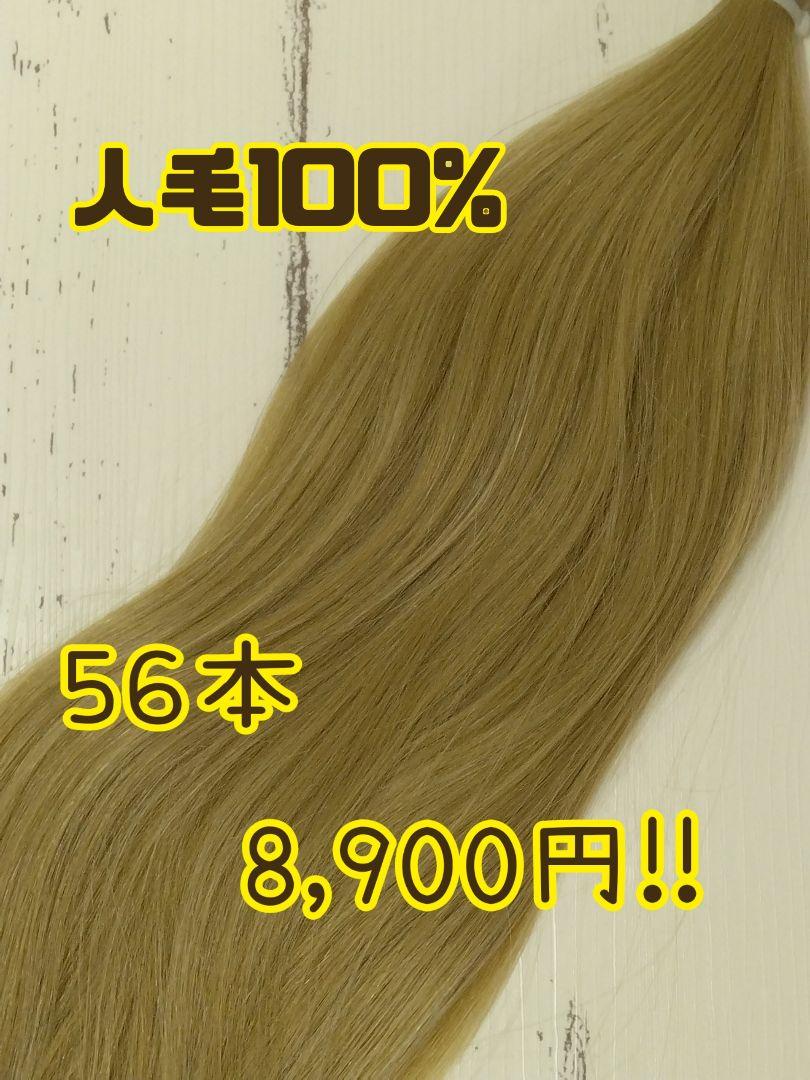 50㎝レミー毛シールエクステ56本ウィッグ・エクステ